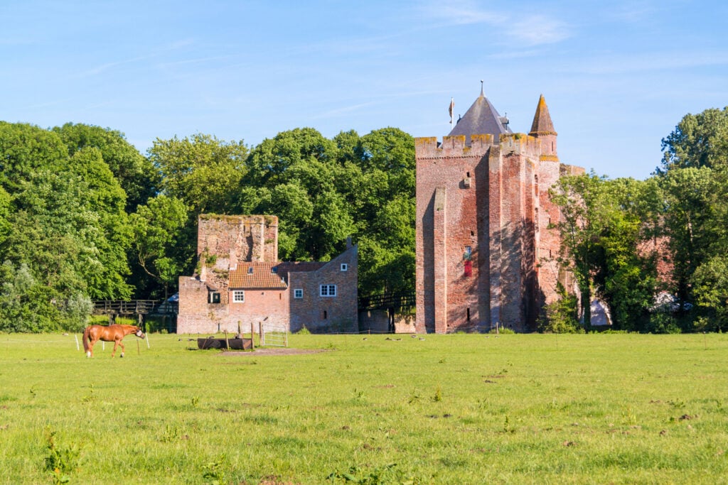 de ruïne van Kasteel Brederode en Landgoed Duin en Kruidberg,